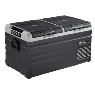 Flex TW75 Dual-Zone Camping Fridge-Freezer (12/24V + AC, Bluetooth App Control)
